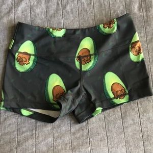Avocado Workout Shorts